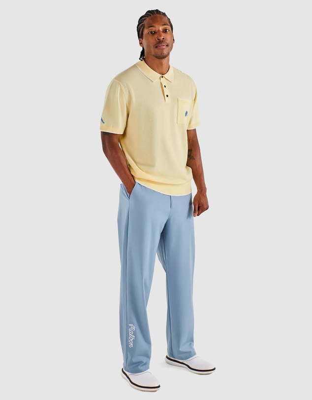 Malbon - Blue Jay Knit Polo