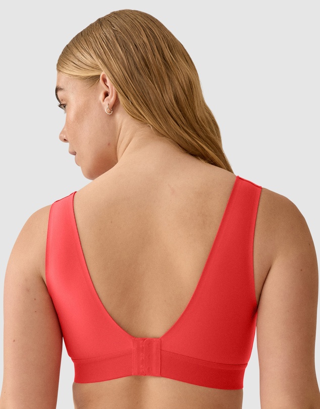 Naturana - Back & Side Smoothing Wirefree Crop Top Bra