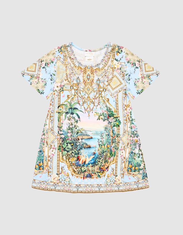 Camilla - Mini Tee Dress With Flare Hem - Kids