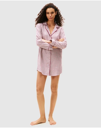 Tommy Hilfiger - Essential Flannel Shirt Nightdress