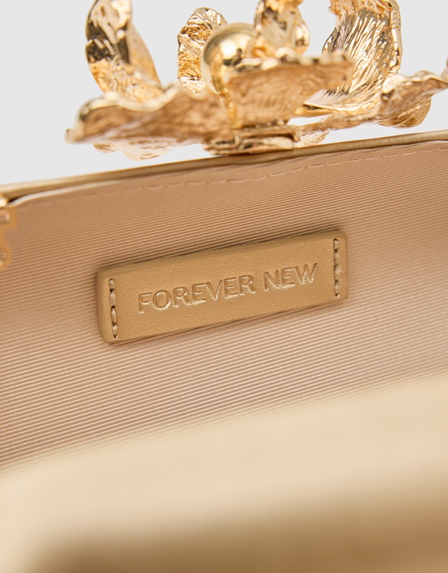 Forever New - Gina Orchid Clasp Hardcase Clutch Bag