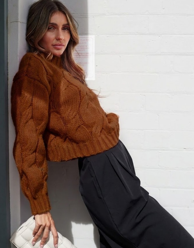 Esther & Co - Hadi Knit - Cinnamon