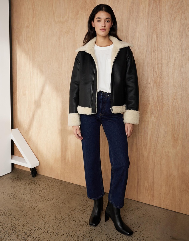 Atmos&Here - Maverick Shearling Jacket
