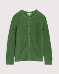 Seasalt - Seasalt Cornwall Green Potters Meadow Knitted Cardigan