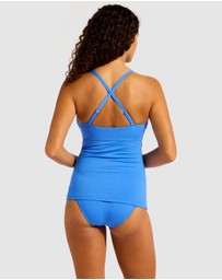 Seafolly - Seafolly Collective Multifit Wrap Front Tankini Bikini Top