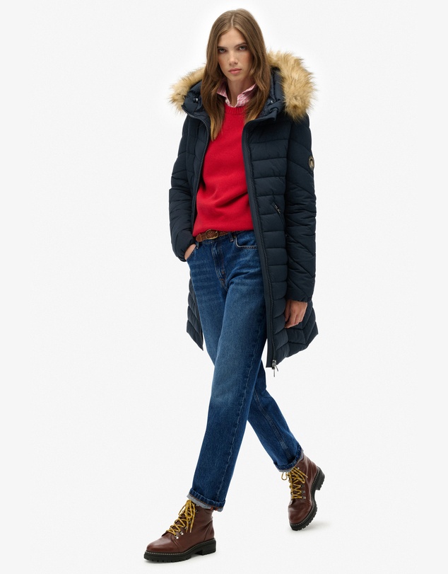 Superdry - Fuji Hooded Mid Length Jacket