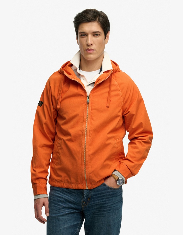 Superdry - Hooded Washed Twill Jacket