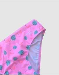 Salty Johnson - Pink Leaves Briefs