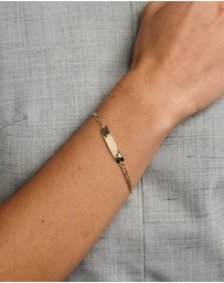 Michael Hill - Engravable ID Bracelet in 10kt Yellow Gold