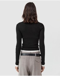 St. Agni - Organic Cotton Layered Long Sleeve Top