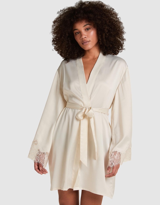 Hunkemoller - Satin Lace Valerie Kimono