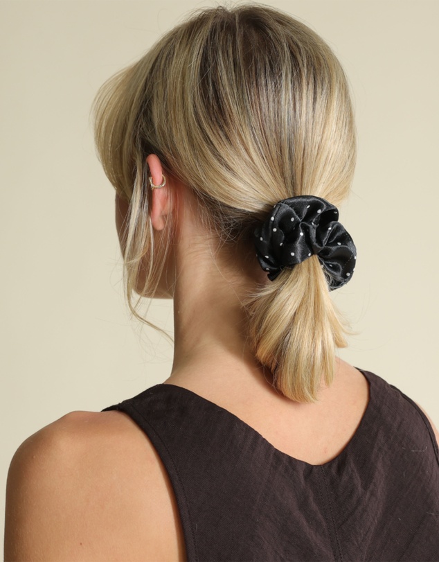 Morgan & Taylor - Mara Scrunchie Set in Black