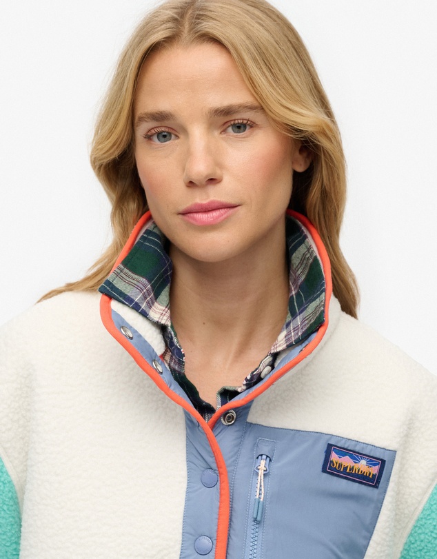 Superdry - Colour Block Fleece Pull Over