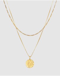 Kuzzoi - ICONIC EXCLUSIVE - Necklace Men Layer Figaro Venetian in 925 Sterling Silver Gold Plated