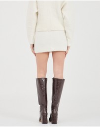 FRIEND of AUDREY - Nyra Boucle Knit Mini Skirt