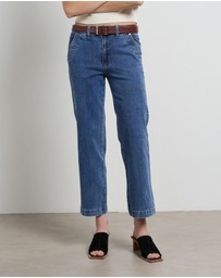 DRICOPER DENIM - Cody Kick Flare Mid Classic Trousers