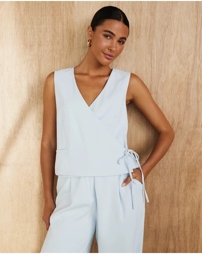 Atmos&Here - Freida Wrap Vest Top