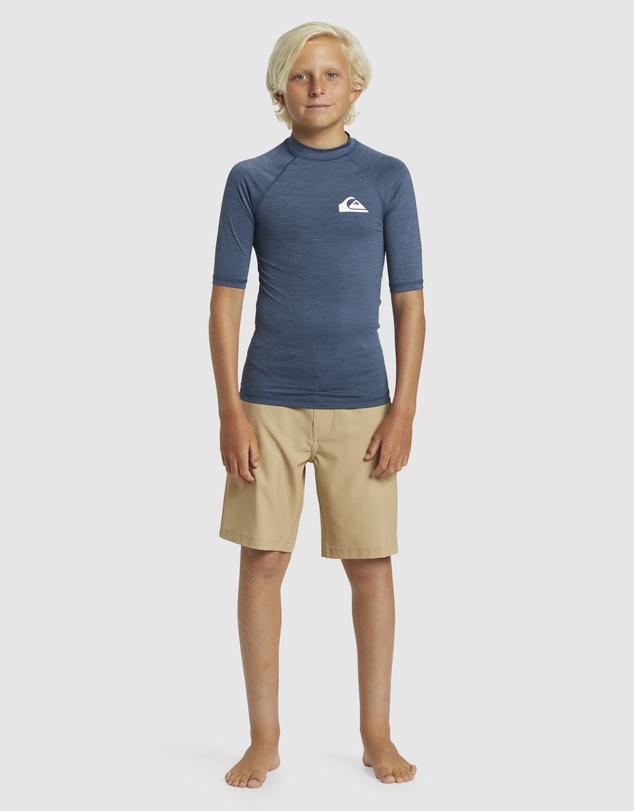 Quiksilver - Boys 4 to 16 Everyday   Short Sleeves UPF 50 Surf T-shirt