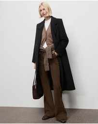 M.N.G - Double-Breasted Wool Coat