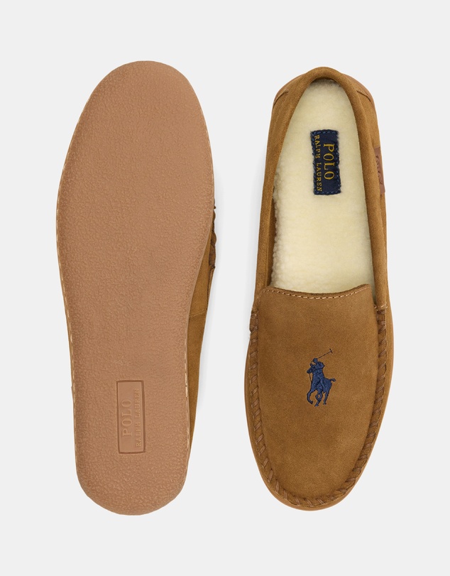 Polo Ralph Lauren - Brenan Suede Slippers - Men's