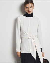 Country Road - Twist Long Sleeve Blouse