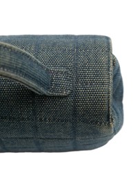 Pre-Loved by Azura Reborn - Pre-Loved Reissue 2.55 Chocolate Bar Denim Top Handle Flap