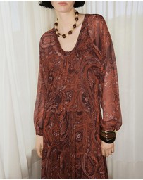 M.N.G - Paisley-Print Oversized Dress