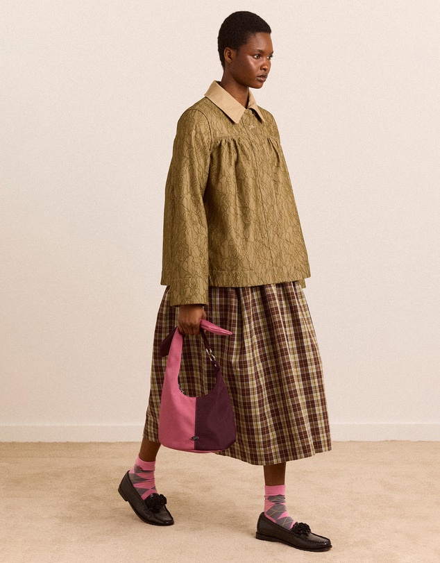 Damson Madder - Mini Mercedes Reversible Coat