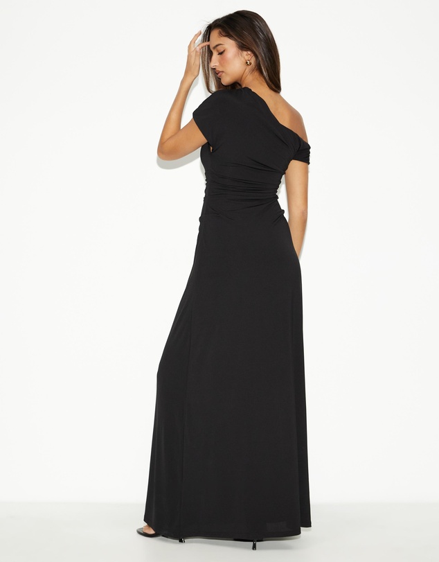 Dazie - Mojito Draped Maxi Dress