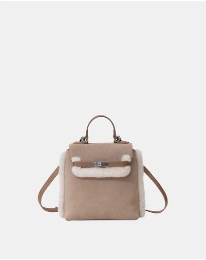 EVERAU - Australian Shepherd Ugg Kenny Bag Cow Suede Upper Bags