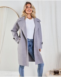 Esther & Co - Fireplace Coat - Grey