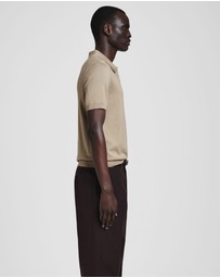 COS - Slim Knitted Silk Zip-Up Polo Shirt