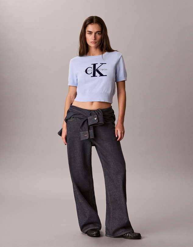 Calvin Klein Jeans - Monologo Short Sleeve Jumper