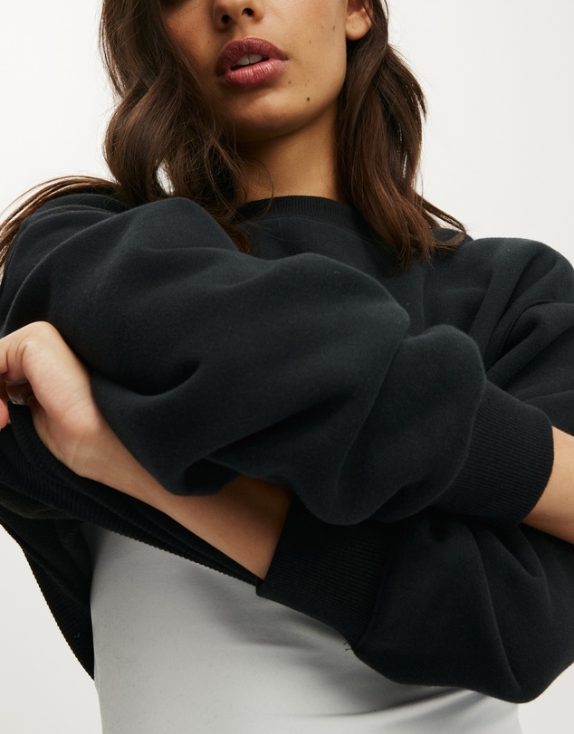 Cotton On Body Active - Plush Cropped Crew Sweat
