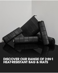 ghd - heat-resistant hot brush bag & mat