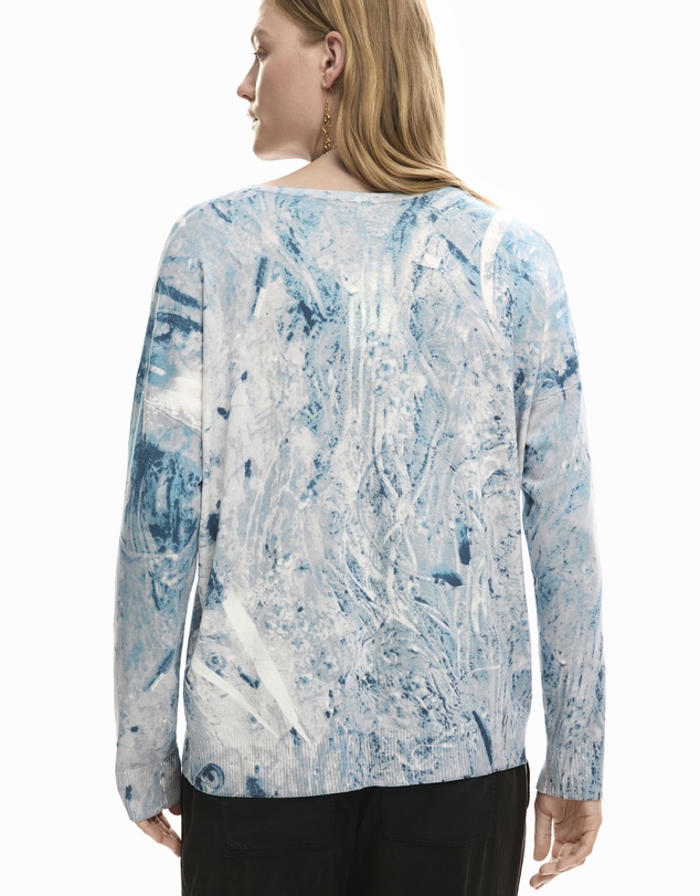 Desigual - Fine collage sweater