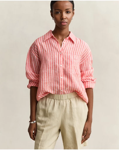 Gant - Relaxed Striped Linen Shirt