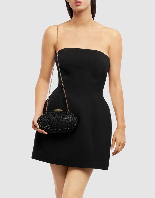 Olga Berg - Meyer Crystal Oval Clutch