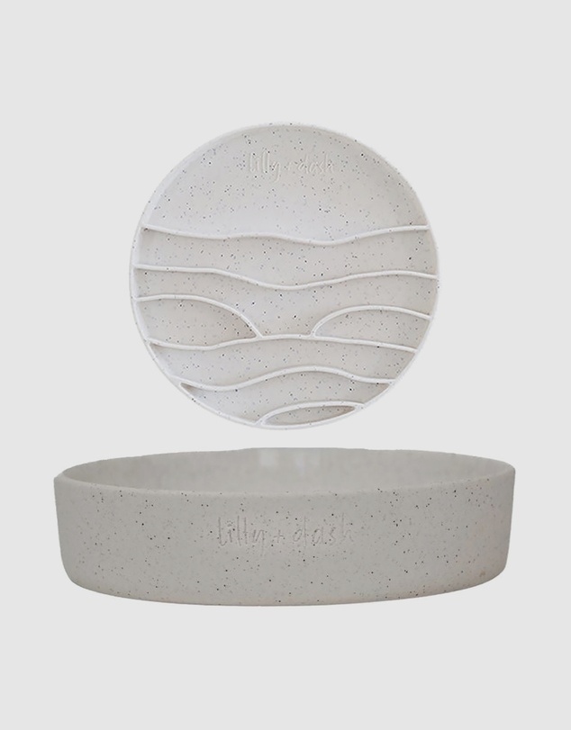 Lilly + Dash - Cat Food Water Bowl & Insert Combo