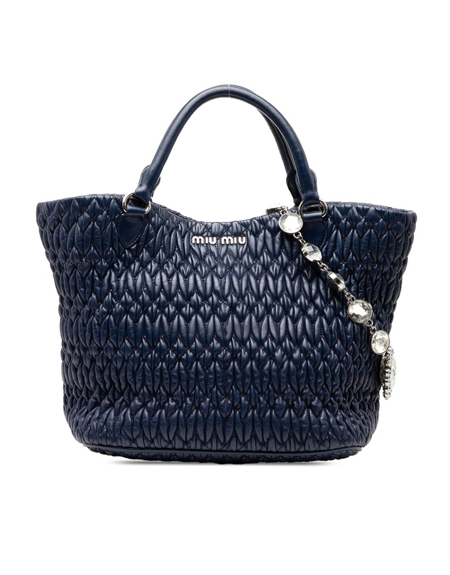 Pre-Loved by Azura Reborn - Pre-Loved Matelasse Nappa Crystal Satchel