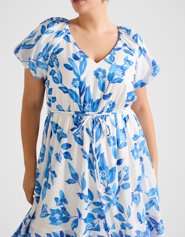 Forever New Curve - Iris Curve Tiered Midi Dress
