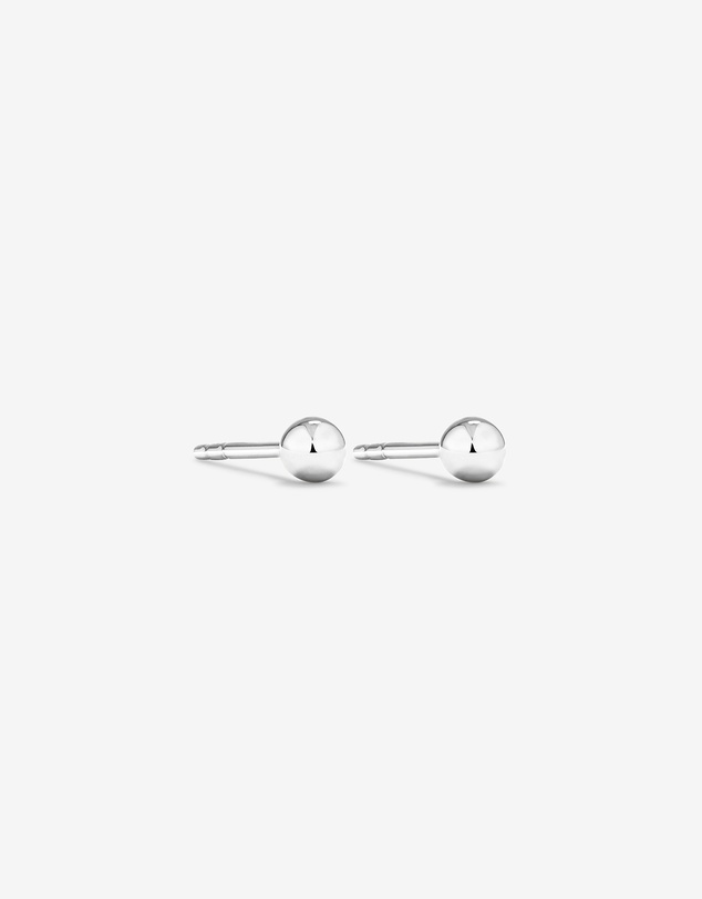 Michael Hill - 3mm Ball Stud Earrings in 10kt White Gold