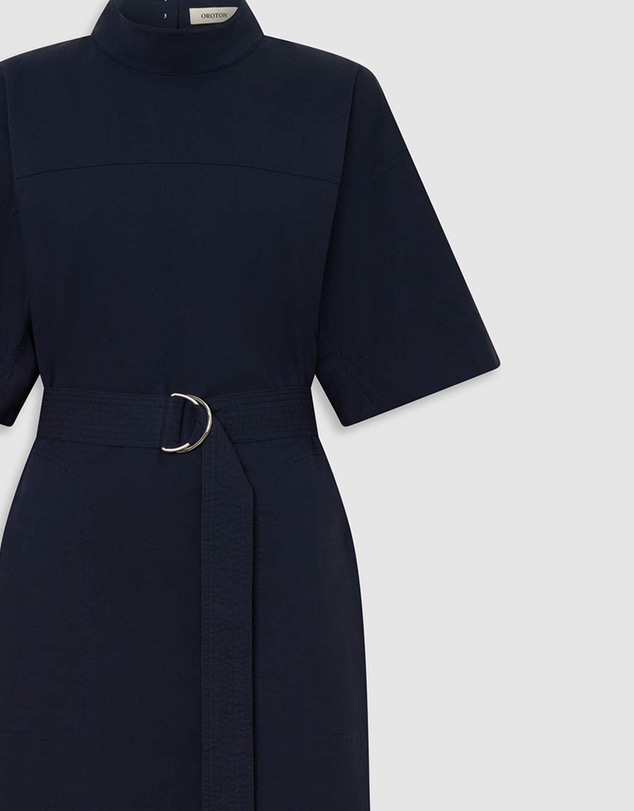 Oroton - Mock Neck Popover Dress