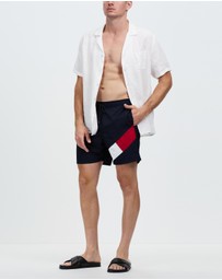 Tommy Hilfiger - Slim Fit Mid Length Swim Shorts