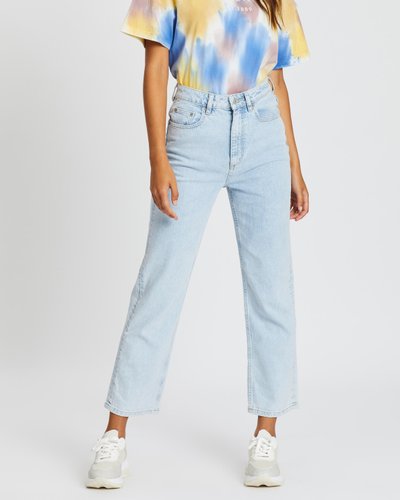 High Straight Jeans
