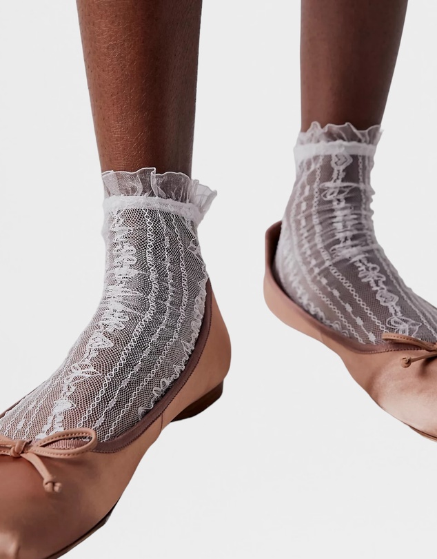 High Heel Jungle - Frill Neck Sock
