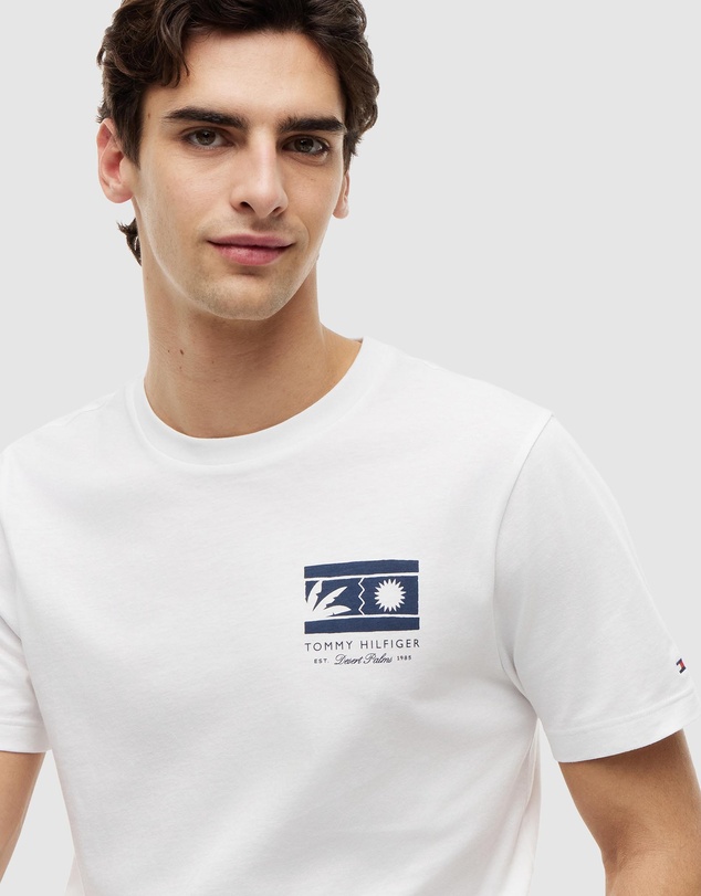 Tommy Hilfiger - Logo Graphic Jersey Crew Neck T-Shirt
