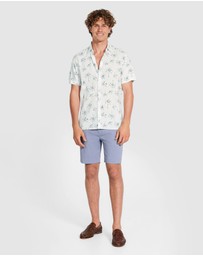 Tarocash - Neeson Linen Palm Shirt