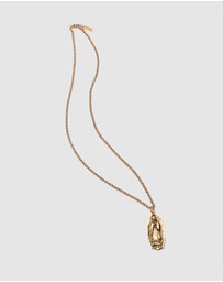Nialaya Jewellery - Men's Necklace with Our Lady of Guadalupe Pendant