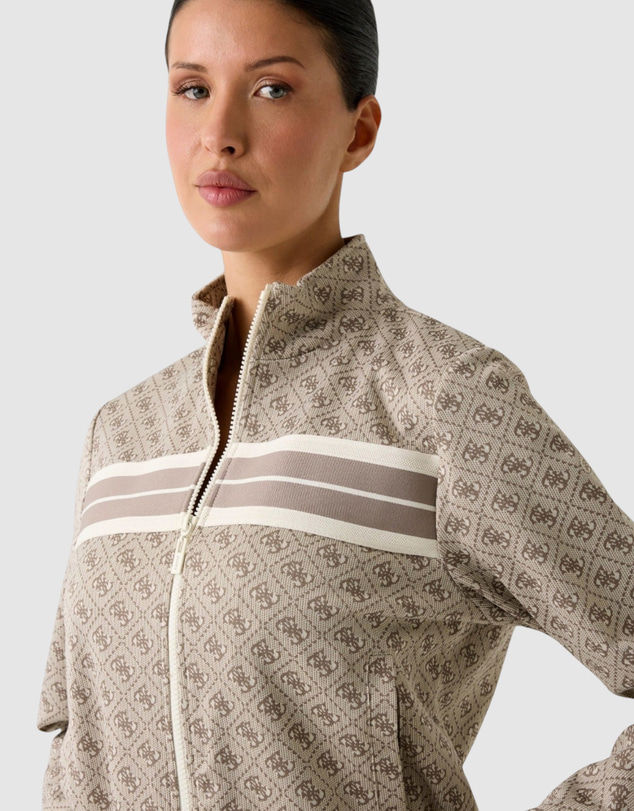 GUESS - Logo Jacquard Active Sweatshirt
